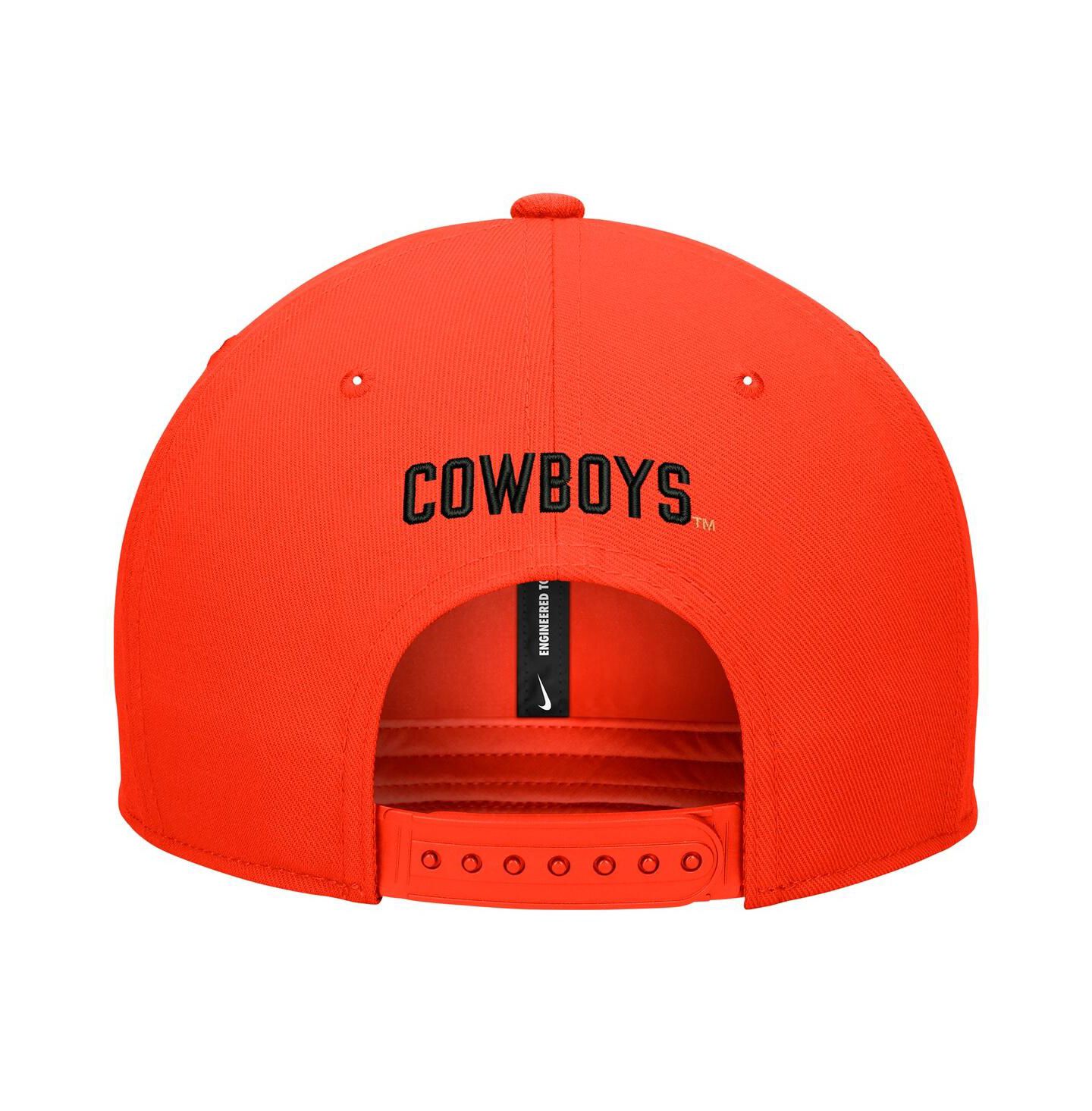 Мужская кепка Nike Orange Oklahoma State Cowboys Pro Snapback Hat — фото 2