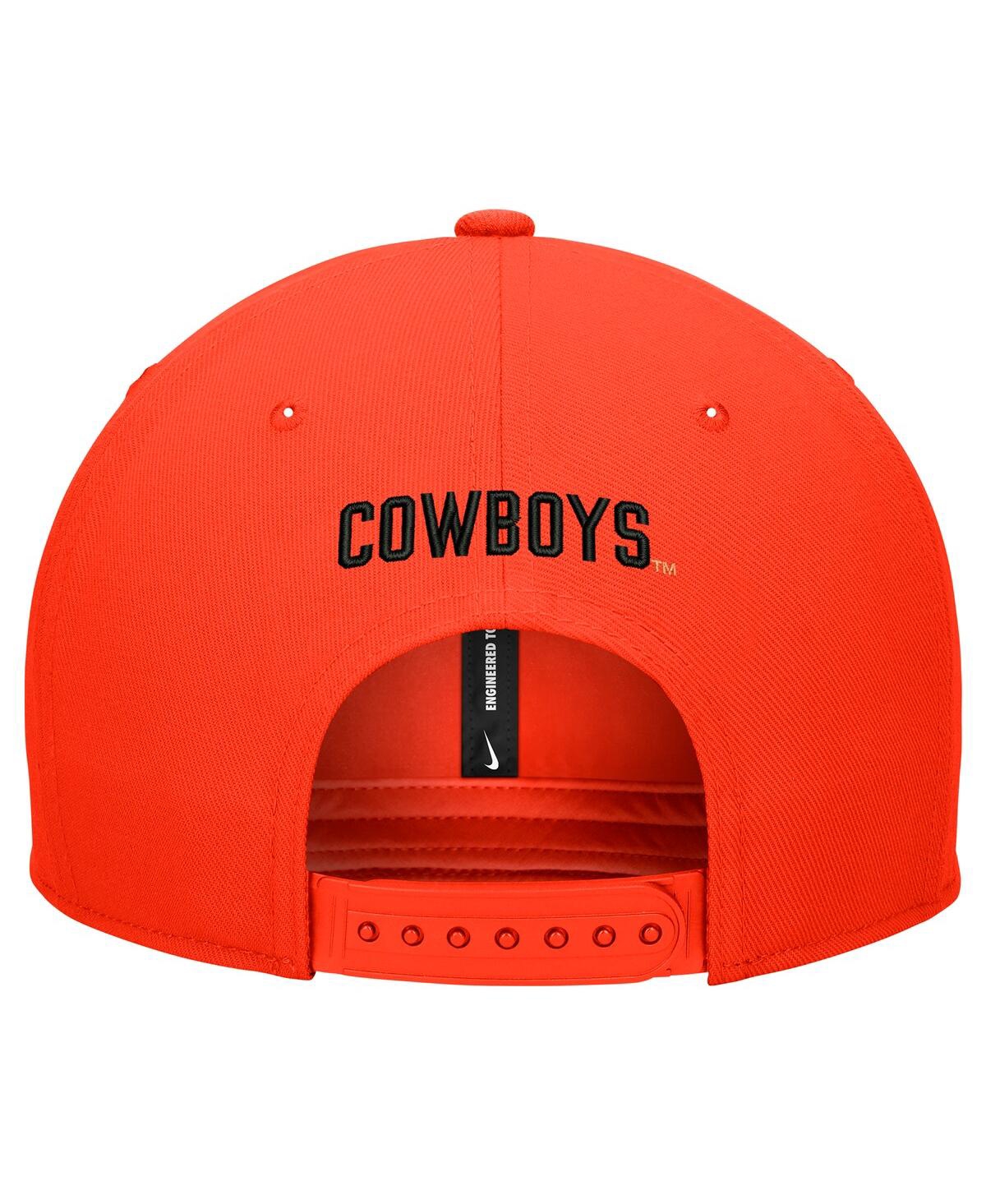 NIKE MEN'S ORANGE OKLAHOMA STATE COWBOYS PRO SNAPBACK HAT