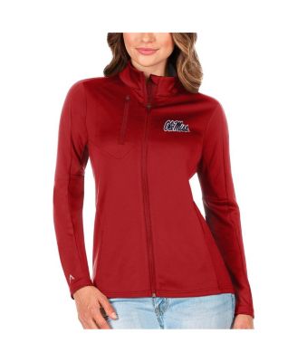Antigua - Women's Red Ole Miss Rebels Generation Full-Zip Jacket