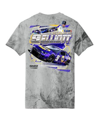 Men's Gray Chase Elliott Smoke T-Shirt