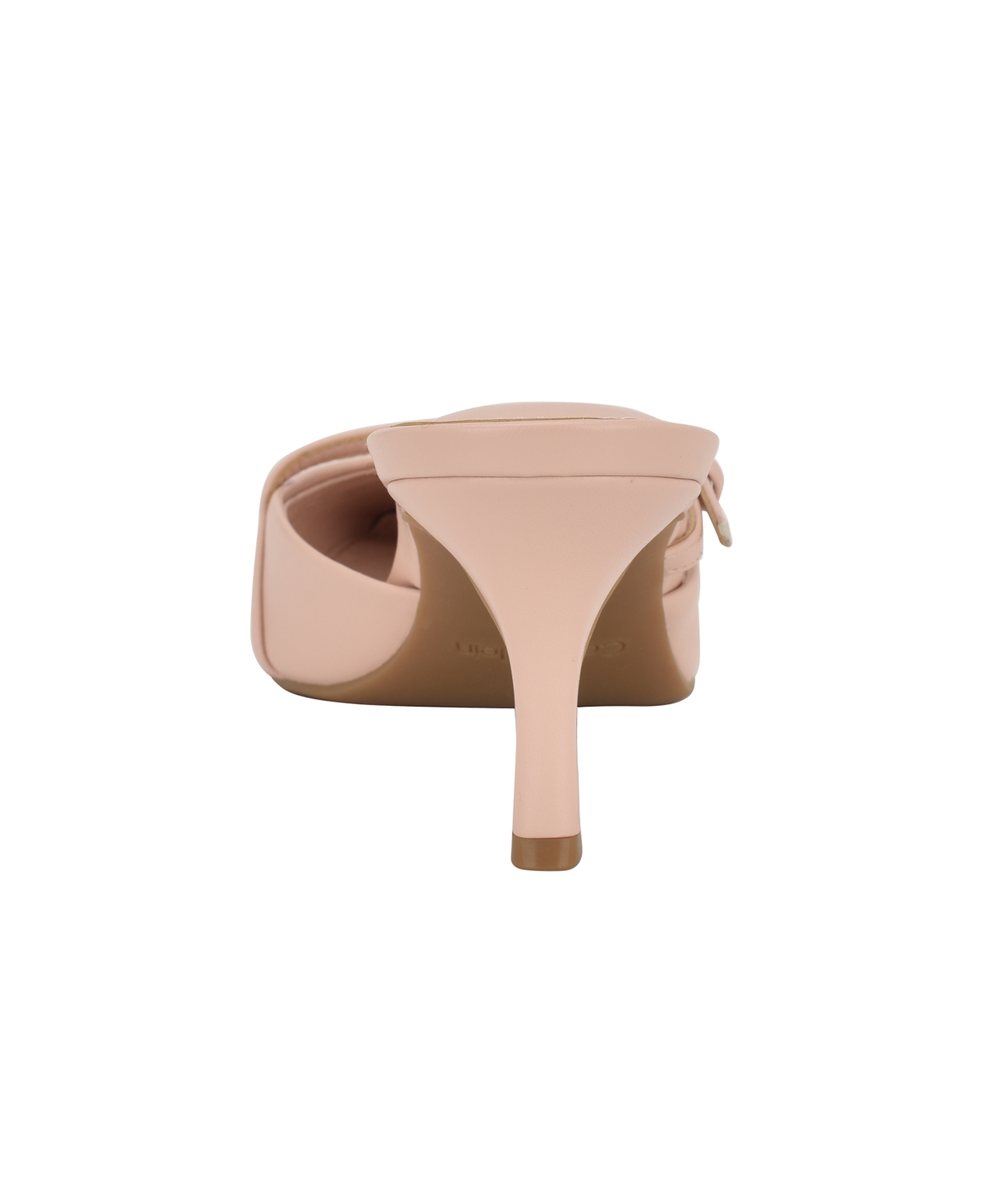 Calvin Klein Jansy Pointed Toe Mule In Light Pink