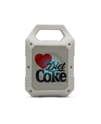 Coca-Cola Light Weight Mini Party Speaker with LED Lights and FM Radio