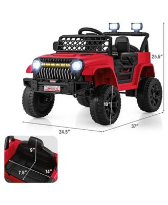 12V Kids Ride on Truck Car with Parental Remote and Music Player