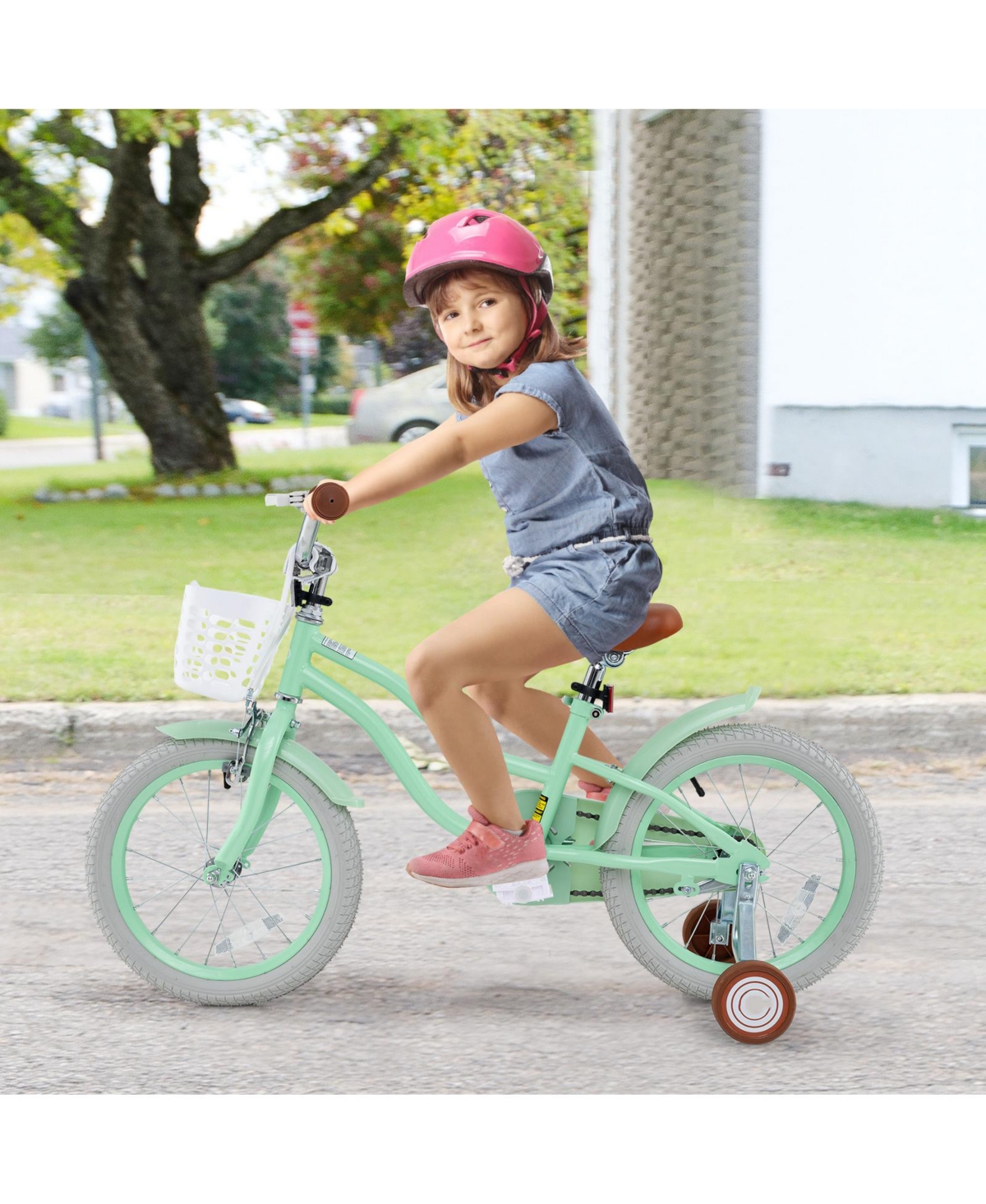 Kids Bike with Adjustable Seat and Bell for Kids 3-8 Years Olds