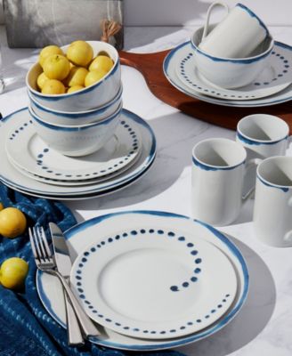 Isla 16 Pc. Dinnerware Set, Service for 4