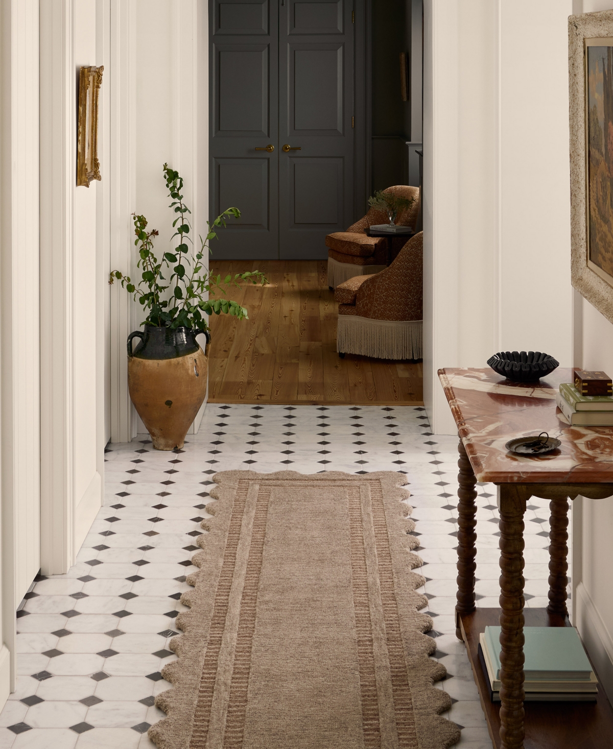 Chris Loves Julia Scottie Sco-01 2'6''x9'9'' Runner Area Rug