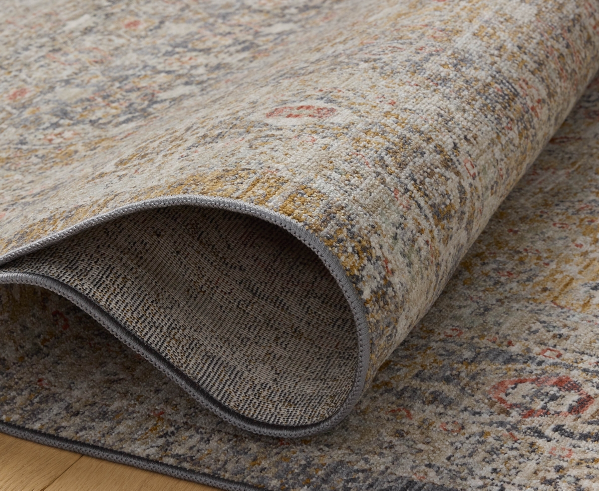 Chris Loves Julia Ida Ida-02 3'6''x5'6'' Area Rug In Slate,gold