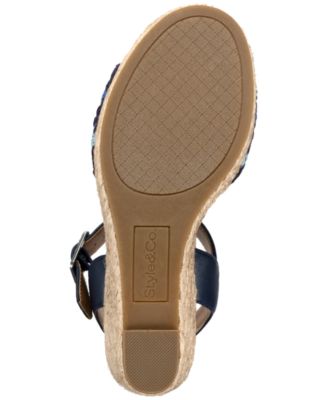 Siggyy Wedge Espadrille Sandals, Exclusively at Macy's