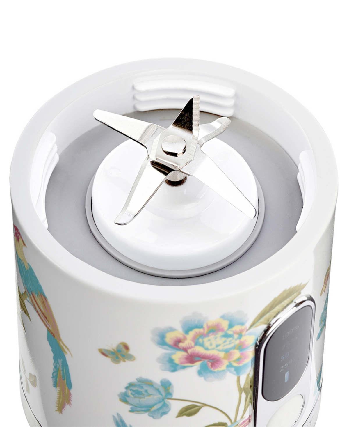 Laura Ashley Cordless Portable Single-serve Smoothie Maker In Elveden White