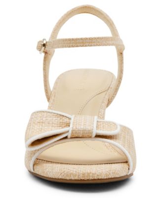 Women's Rosy Bow Block Heel Dress Sandals