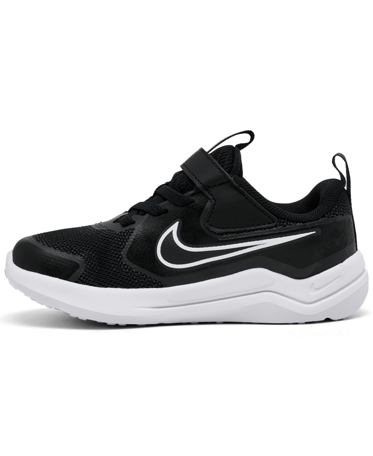 Nike Toddler Kids Cosmic Runner Fastening Strap Running Sneakers From Finish Line In Black,white