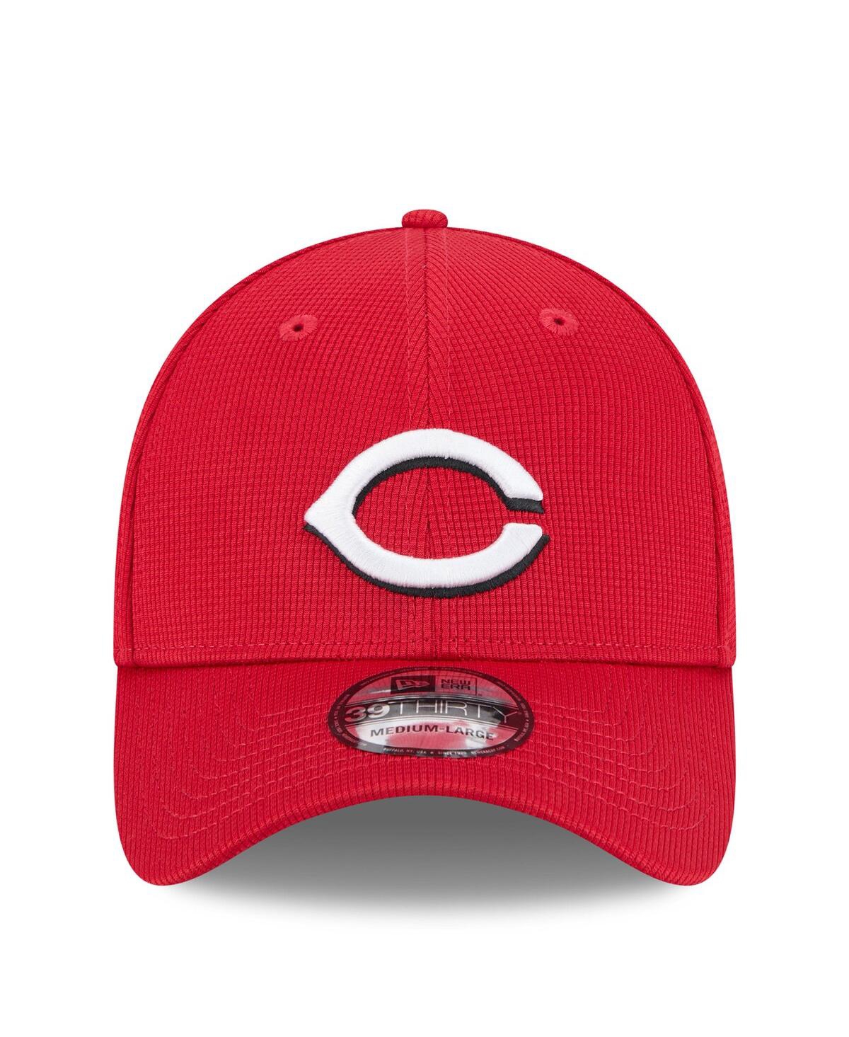 New Era Men's Red Cincinnati Reds 2025 Spring Training 39thirty Flex Hat In Red