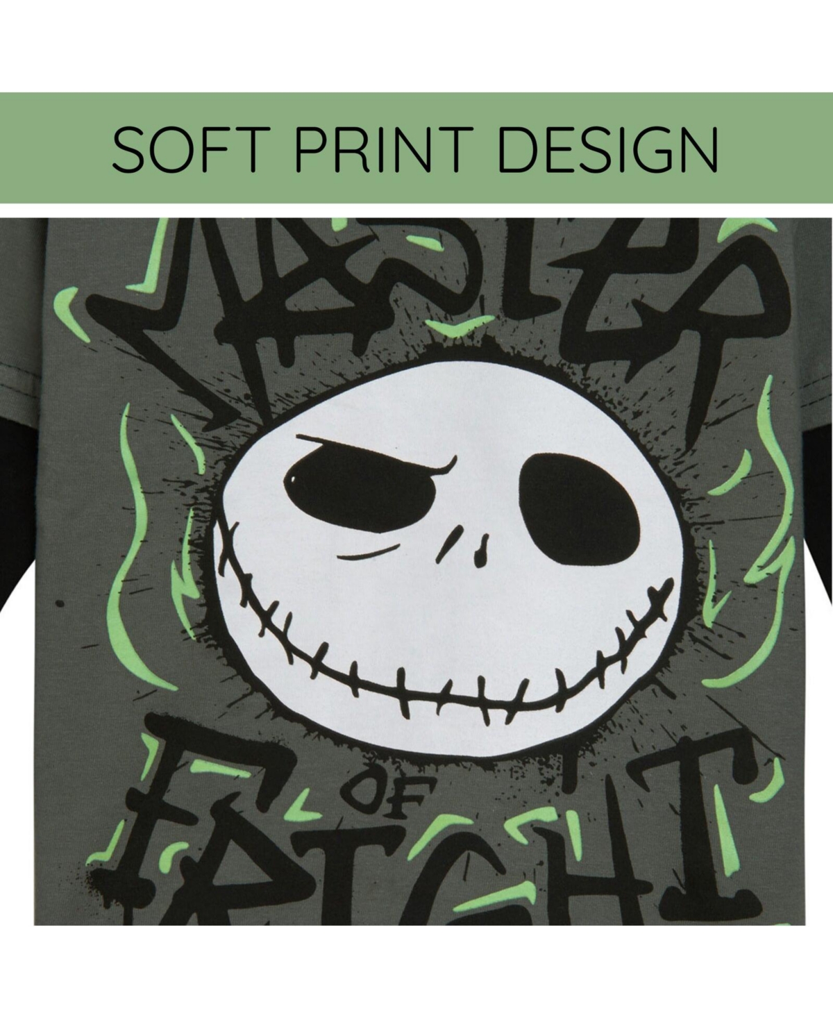 Nightmare Before Christmas Toddler Boys Disney T-Shirt and Fleece Pants