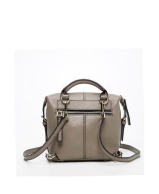 Leather Backpack Purse for Women Convertible Crossbody Bag for Travel