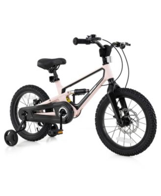 Kids Bike Adjustable with Shock Absorber and Bell Comfortable and Safe Ride for Young Cyclists