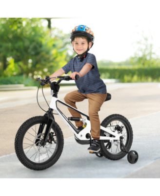 Kids Bike Adjustable with Shock Absorber and Bell Comfortable and Safe Ride for Young Cyclists