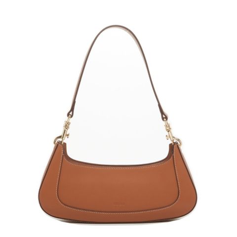 Женские SUSU Leather Baguette Bag Brown Purse 90s Small Shoulder Bag Y2K Underarm Bag Trendy Handbag
