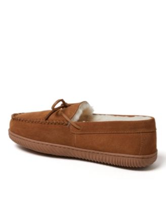 Men's Douglas Genuine Suede Moccasin House Shoe Slipper