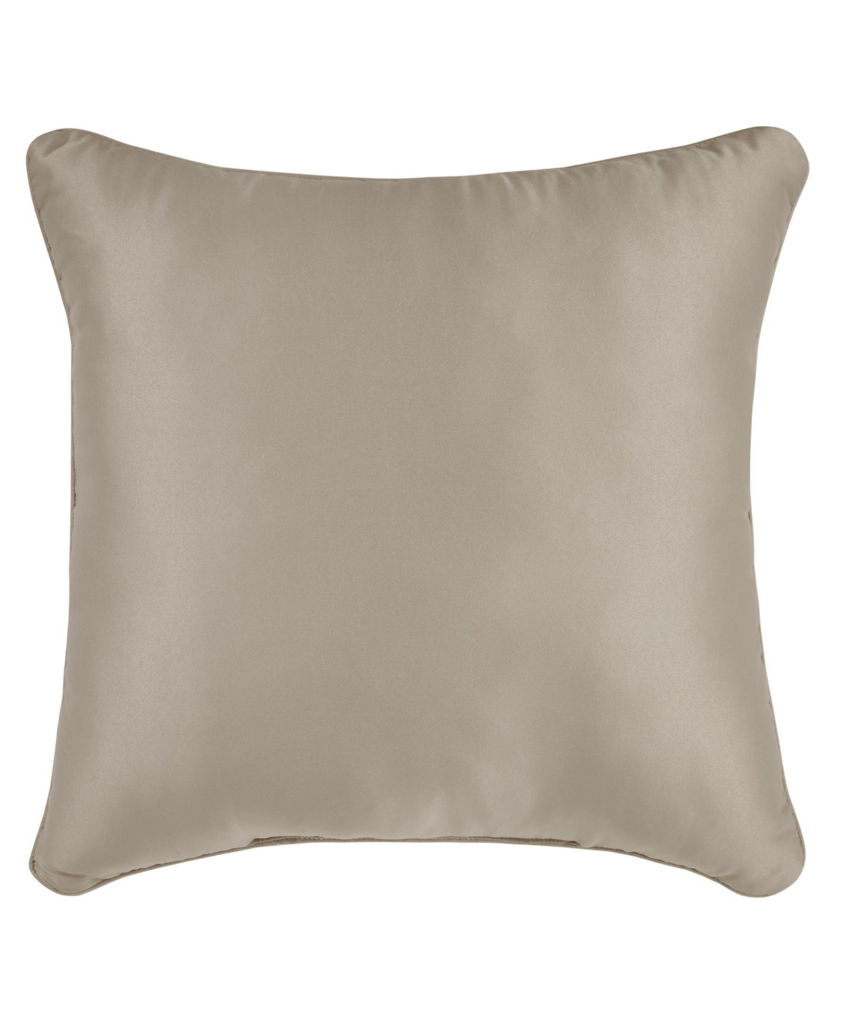 J Queen New York Brilliance Quilted Decorative Pillow, 20" X 20" In Pebble