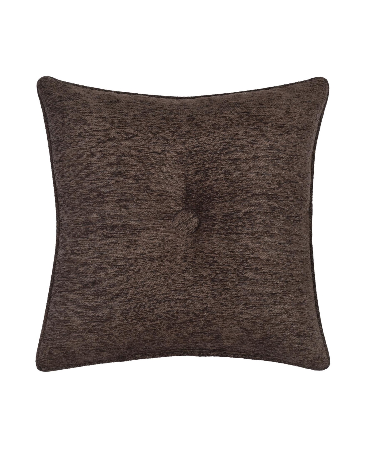 J Queen New York Cerino Decorative Pillow, 18" X 18" In Chocolate