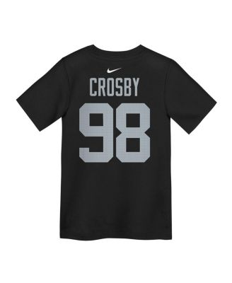 Preschool Maxx Crosby Black Las Vegas Raiders Player Name Number T-Shirt