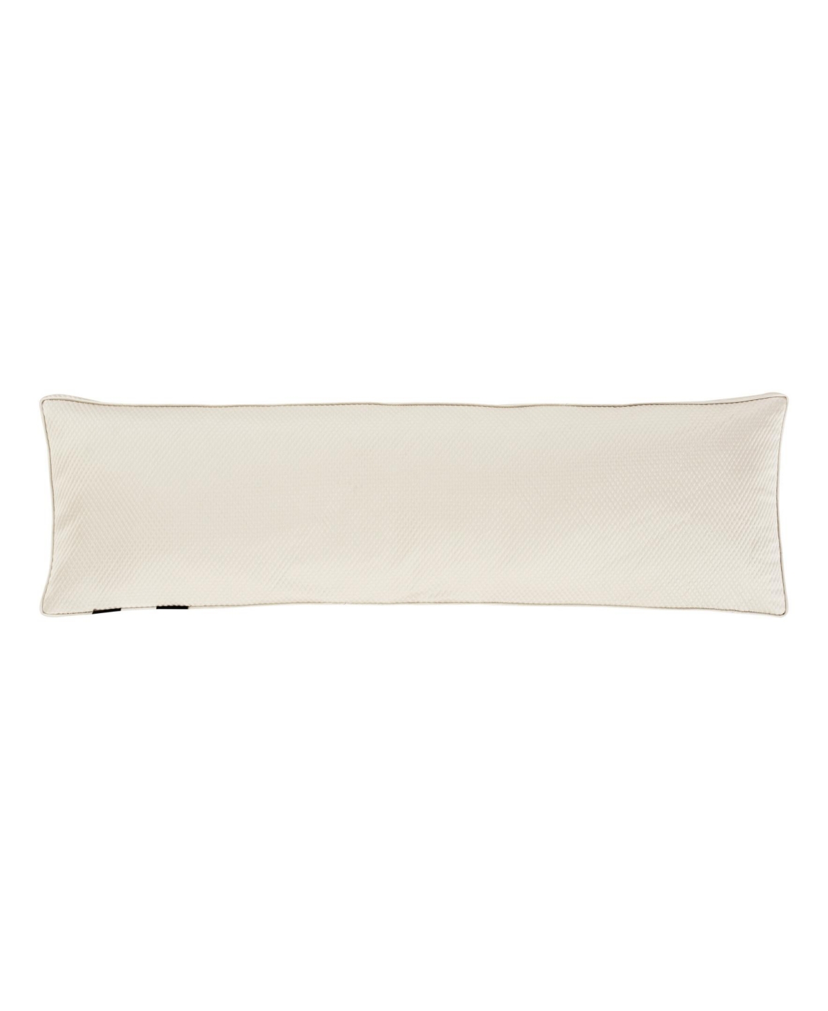 J Queen New York Villanova Bolster Decorative Pillow, 15" X 52" In Alabaster