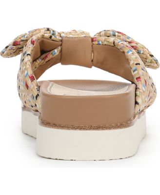 Women's Astrid Bow Platform Footbed Sandals