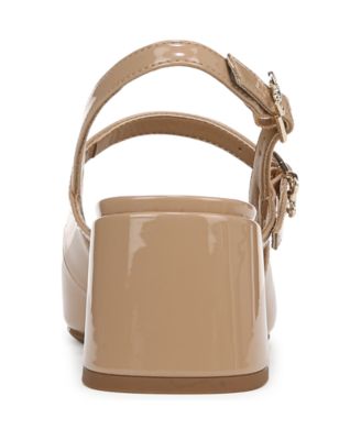 Women's Grace Block Heel Slingback Mary Jane Pumps