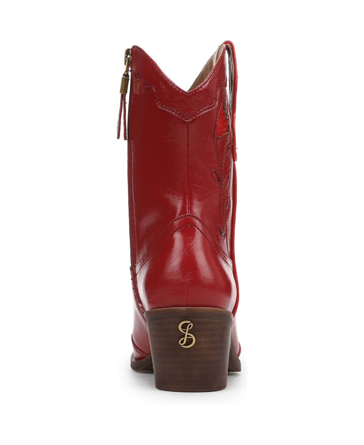 Sam & Libby Women's Flash Block Heel Western Booties