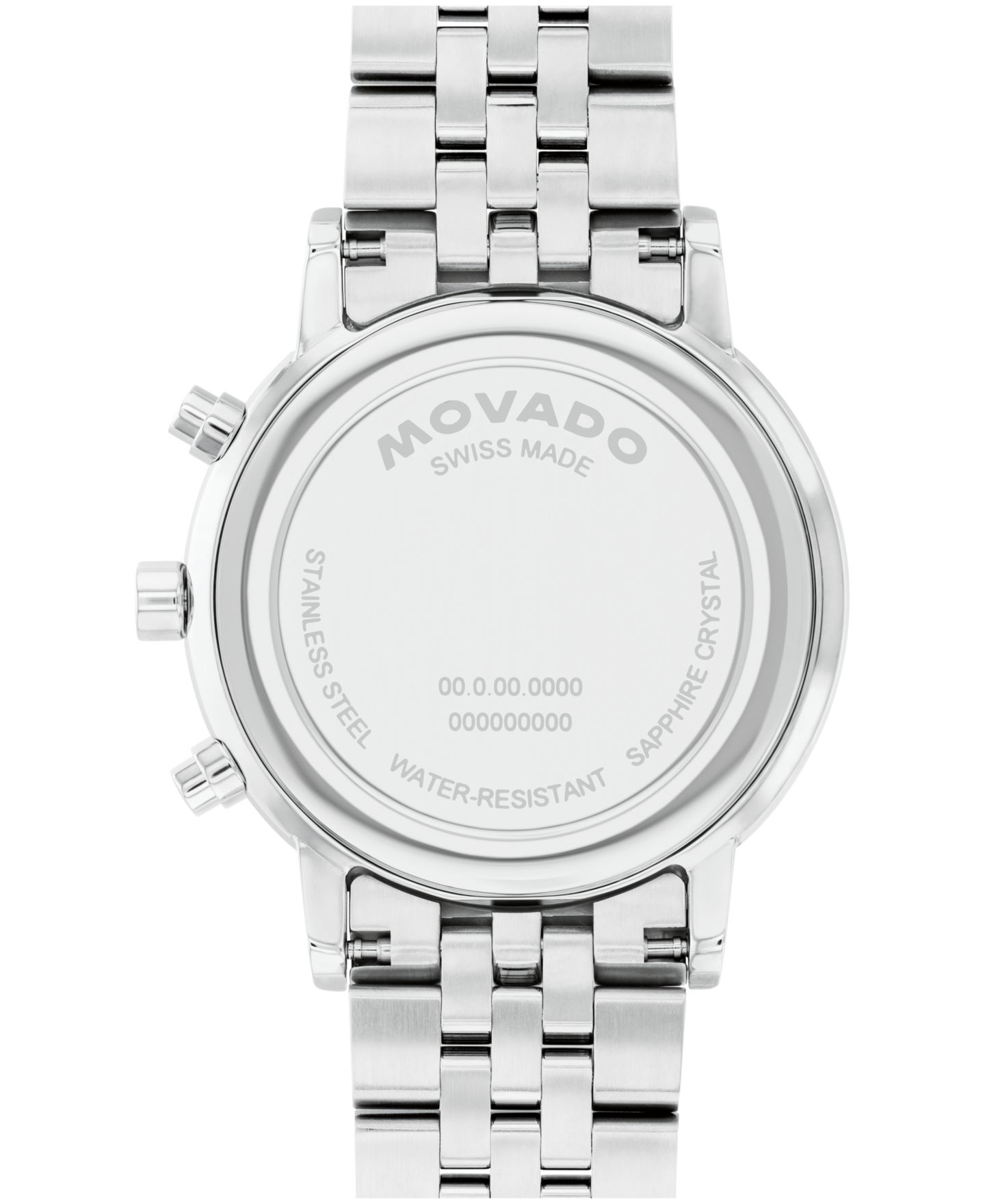 Швейцарские кварцевые часы-хронограф Movado Museum Classic из нержавеющей стали, 42 мм — фото 3