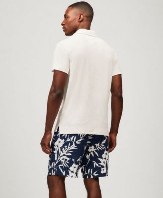 Men's Regular-Fit Toweling Texture Polo Shirt