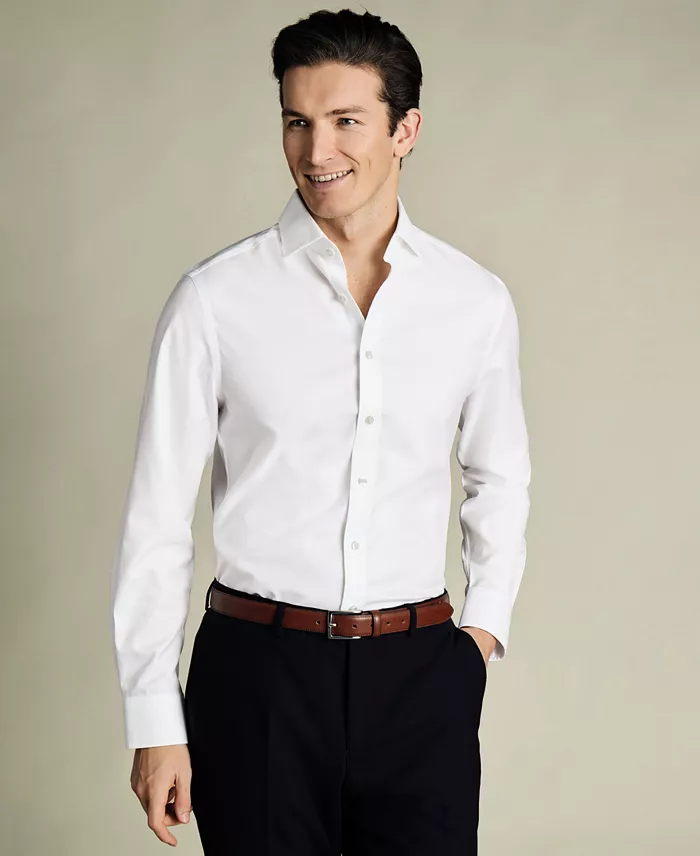 Men's Spread Collar Cotton Dress Shirt - thumbnail 5
