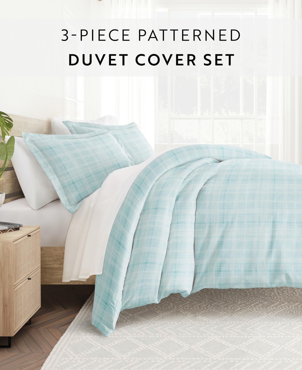 ienjoy Home Elegant Designs Patterned Duvet Cover Set, Full/Queen