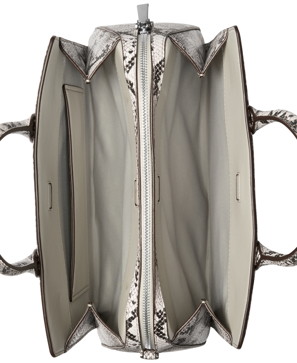 Michael Kors Michael  Laila Medium Satchel In Aluminum