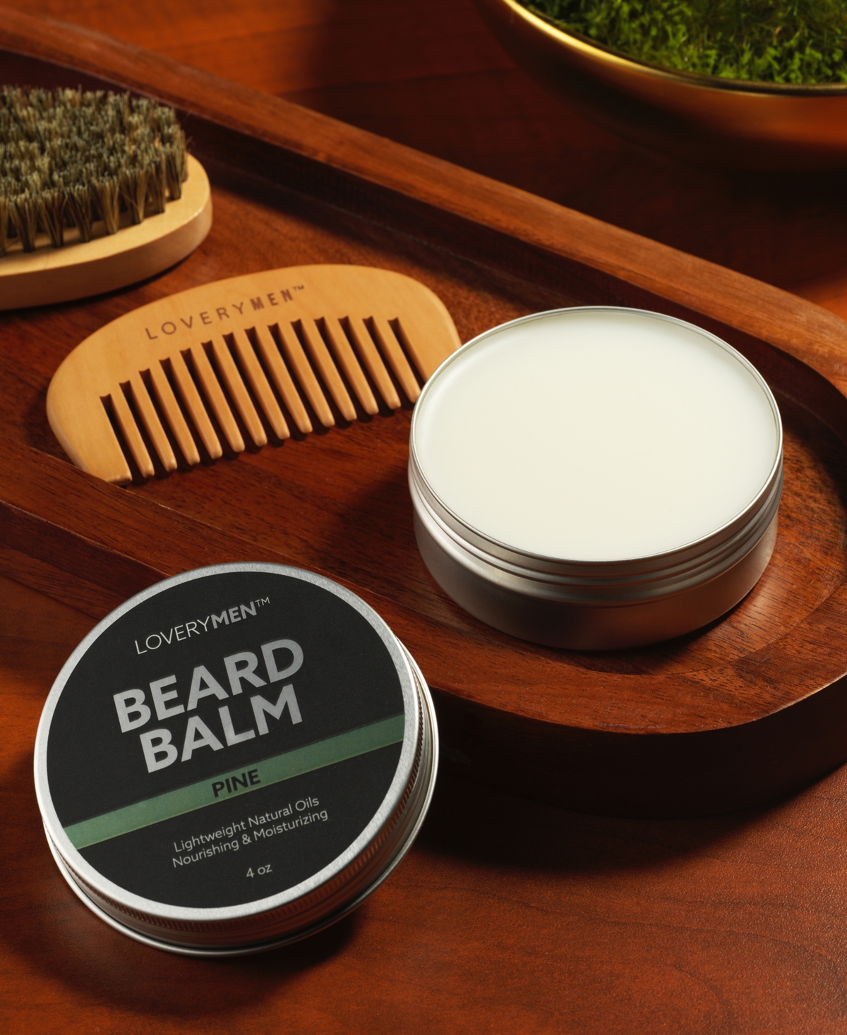 Lovery Men Pine Beard Balm, 4 Oz. In No Color