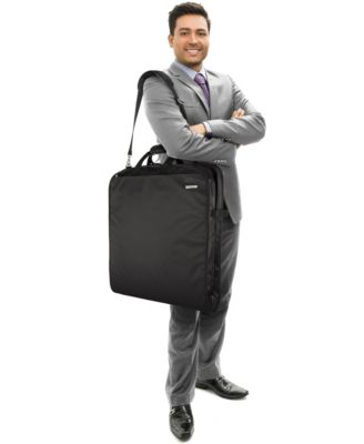 45" Premium Extra Capacity Travel Garment Bag with Shoulder Strap and Pockets