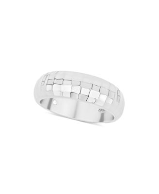 And Now This Sparkle Textured Solid Ring - Silver