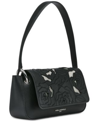 Monet Embroidered Leather Shoulder