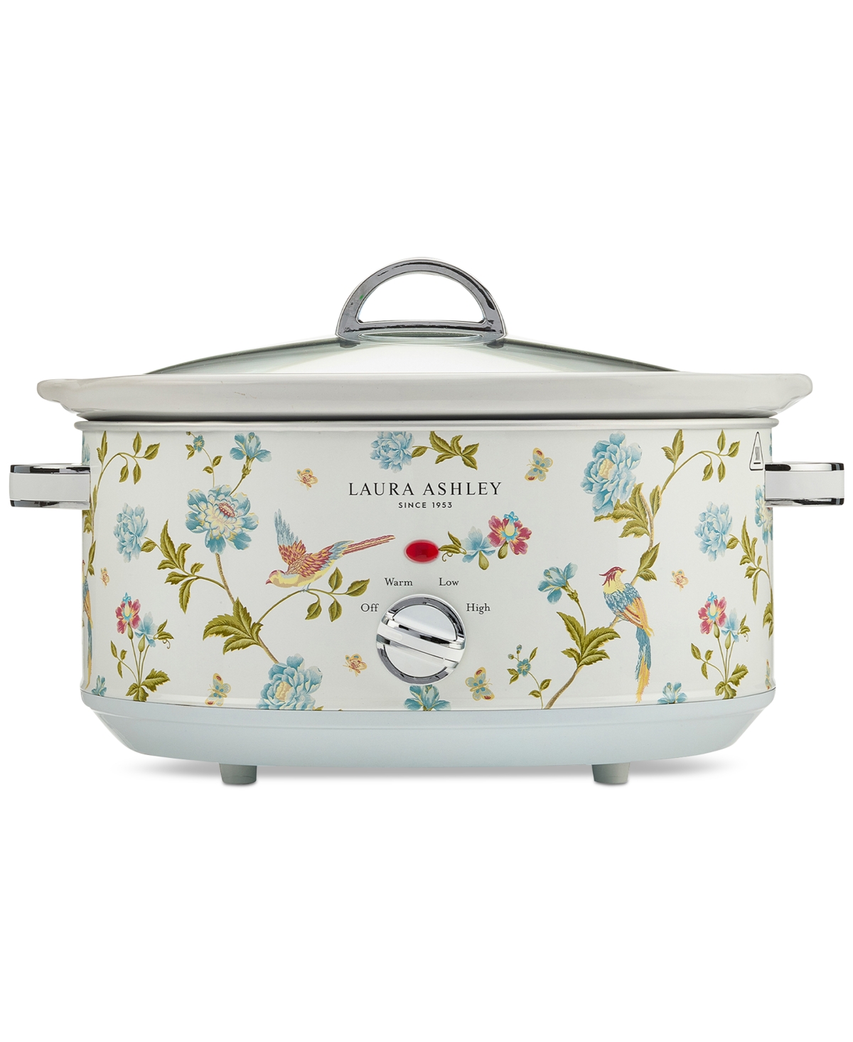 Laura Ashley 6.5l Slow Cooker In Elveden White