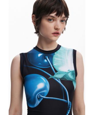 Women's Fitted cherry dress