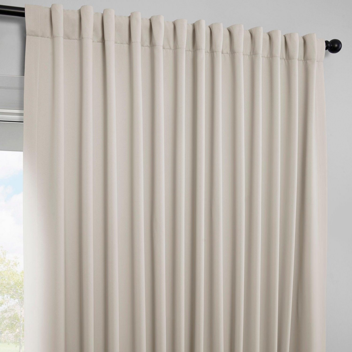 Half Price Drapes Extra Wide Room Darkening Curtain