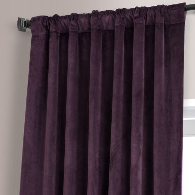 Signature Plush Velvet Hotel Blackout Curtain