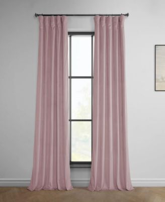Heritage Plush Velvet Room Darkening Curtain