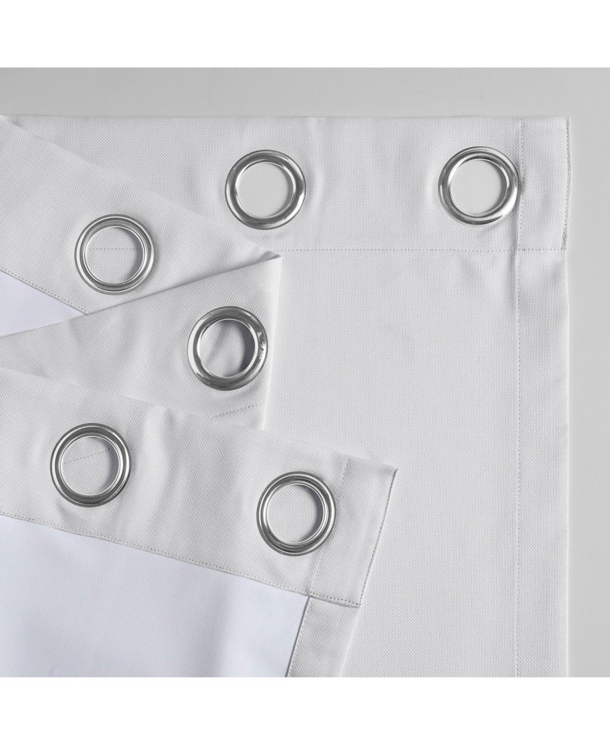 Half Price Drapes Off White Grommet Performance Linen Hotel Blackout Curtain
