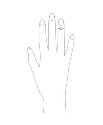 Minimalist Gold Plated .925 Sterling Silver Irish Shamrock Four Leaf Clover Midi Knuckle 1MM Band Stackable Ring