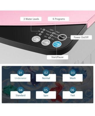 Full-Automatic Washing Machine with Built-in Barrel Light