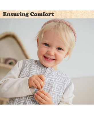 Toddler Sleep Sacks with Feet - 3T-4T Wearable Blanket - Muslin Sleeping Sack with Legs - 0.5 TOG