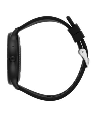 Connect Link Black Silicone Smartwatch, 45mm