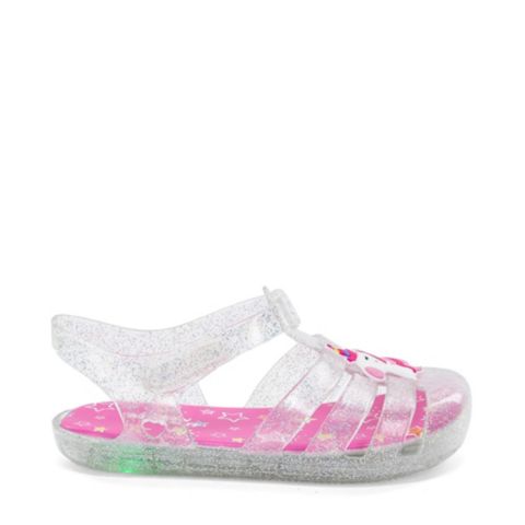Детские сандалии Western Chief Wonder Everglitter Unicorn Lighted Sandal, цвет: Серебряный