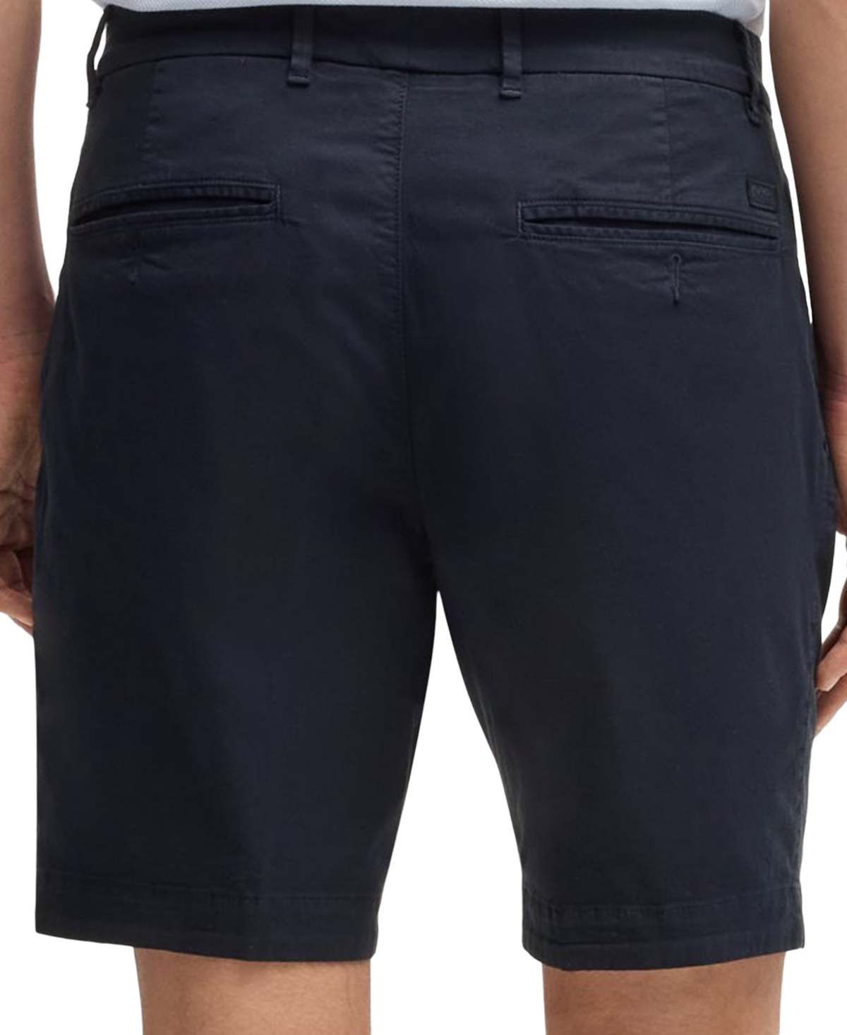 Hugo Boss S-commuter Slim-fit Shorts In Dark Blue